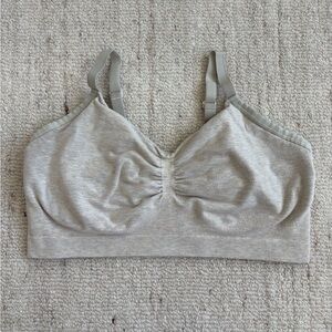 Kindred Bravely Sublime Bamboo Hands-Free Pumping Lounge & Sleep Bra Oatmeal (B)